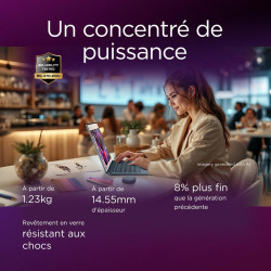 Lenovo Yoga Slim 9 14ILL10 - Ordinateur Portable 14'' 4K OLED WQUXGA Tactile Copilot+ (Intel Ultra 7 258V, RAM 32Go, SSD 1To, In