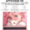 Ordinateur Portable 14 Pouces Celeron N5095 Win11 Pro 8Go RAM 256Go SSD Extension1To 5G WiFi 1920x1080 FHD PC Portable avec Sour