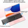 Ordinateur Portable 14 Pouces Celeron N5095 Win11 Pro 8Go RAM 256Go SSD Extension1To 5G WiFi 1920x1080 FHD PC Portable avec Sour