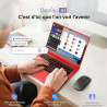 Ruzava 2026 Ordinateur Portable 14 Pouces Celeron N5095 8Go RAM 256Go PC Portable Extension SSD TF 1To 5000mAh Laptop HDMI Type-