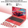 Ruzava 2026 Ordinateur Portable 14 Pouces Celeron N5095 8Go RAM 256Go PC Portable Extension SSD TF 1To 5000mAh Laptop HDMI Type-