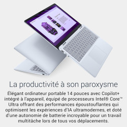 Dell 14 plus laptop copilot+ pc db14250 14" 16:10 2.5k (2560x1600), intel core ultra 7 series 2, intel arc, 32gb ram, 1tb ssd, w