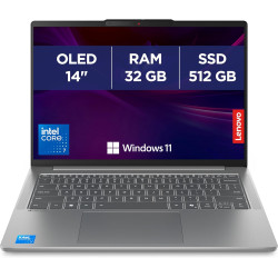Lenovo IdeaPad Slim 5 14IRH10R - Ordinateur Portable 14'' OLED WUXGA (Intel Core 7 240H, RAM 32Go, SSD 512Go, Intel Graphique, W