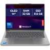 Lenovo IdeaPad Slim 5 14IRH10R - Ordinateur Portable 14'' OLED WUXGA (Intel Core 7 240H, RAM 32Go, SSD 512Go, Intel Graphique, W