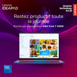 Lenovo IdeaPad Slim 5 14IRH10R - Ordinateur Portable 14'' OLED WUXGA (Intel Core 7 240H, RAM 32Go, SSD 512Go, Intel Graphique, W