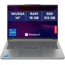 Lenovo IdeaPad Slim 5 14IRH10 - Ordinateur Portable 14'' WUXGA (Intel Core i7-13620H, RAM 16Go, SSD 512Go, Intel UHD Graphics, W