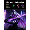 FUNYET Ordinateur Portable,15.6" Pc Portable 2 Cœurs 16Go RAM 256Go SSD Extension TF 1To,(Processeur M3-6Y30, 5000mAh),IPS 1920×