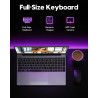 FUNYET Ordinateur Portable,15.6" Pc Portable 2 Cœurs 16Go RAM 256Go SSD Extension TF 1To,(Processeur M3-6Y30, 5000mAh),IPS 1920×