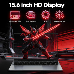 FUNYET 2026 15.6 Pouces Ordinateur Portable 8Go RAM 256Go SSD Soutien TF 1To Win11 Pro Processeur 4425Y PC Portable 5000mAh IPS 