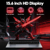 FUNYET 2026 15.6 Pouces Ordinateur Portable 8Go RAM 256Go SSD Soutien TF 1To Win11 Pro Processeur 4425Y PC Portable 5000mAh IPS 