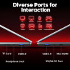 FUNYET 2026 15.6 Pouces Ordinateur Portable 8Go RAM 256Go SSD Soutien TF 1To Win11 Pro Processeur 4425Y PC Portable 5000mAh IPS 