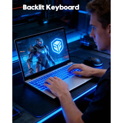 FUNYET Ordinateur Portable 15.6 Pouces Gaming Laptop Core i5-7Y54 16Go RAM 512Go SSD Win 11 Pro Écran 1920×1080 FHD PC Portable 