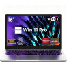 FUNYET Gaming Ordinateur Portable 16 Pouces R7 5825U jusqu'à 4.5GHz PC Portable 16Go RAM 1To SSD Extension TF 1To Win11 Laptop a