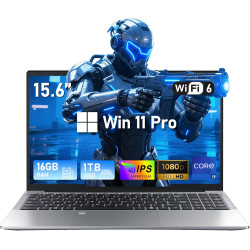 FUNYET Nouveau Ordinateur Portable 15.6 Pouces Gaming Laptop Core i9-11900H 16Go RAM 1To SSD Win 11 Pro Écran 1920×1080 FHD HDMI