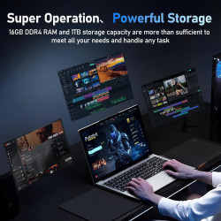 FUNYET Nouveau Ordinateur Portable 15.6 Pouces Gaming Laptop Core i9-11900H 16Go RAM 1To SSD Win 11 Pro Écran 1920×1080 FHD HDMI