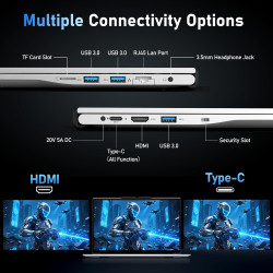 FUNYET Nouveau Ordinateur Portable 15.6 Pouces Gaming Laptop Core i9-11900H 16Go RAM 1To SSD Win 11 Pro Écran 1920×1080 FHD HDMI