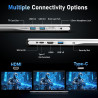 FUNYET Nouveau Ordinateur Portable 15.6 Pouces Gaming Laptop Core i9-11900H 16Go RAM 1To SSD Win 11 Pro Écran 1920×1080 FHD HDMI