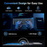 FUNYET Nouveau Ordinateur Portable 15.6 Pouces Gaming Laptop Core i9-11900H 16Go RAM 1To SSD Win 11 Pro Écran 1920×1080 FHD HDMI