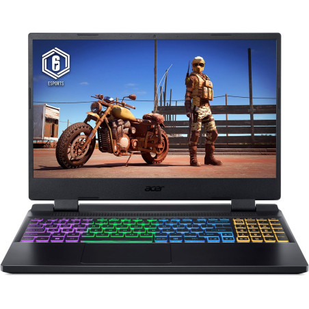 ACER Nitro 5 AN515-58-7290 Ordinateur Portable Gaming 15,6'' Full HD IPS 144 Hz, PC Portable Gamer (Intel Core i7-12650H, NVIDIA