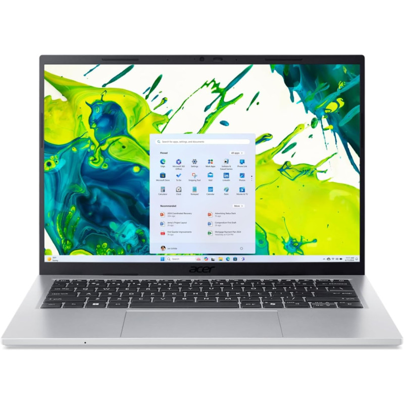 acer Aspire Go 14 I PC Portable 14" FHD LCD 60Hz I Intel Core 5 120U I 16Go RAM I 512Go SSD I Windows 11 Home I Gris I Clavier F