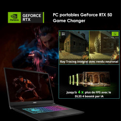 MSI Katana 15 HX B14WGK-018FR : Intel Core i7-14650HX - 16GB DDR5 (2x8gb) - SSD 1TB NVMe PCIe - Nvidia RTX 5070 8GB GDDR7-15,6' 
