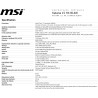MSI Katana 15 HX B14WGK-018FR : Intel Core i7-14650HX - 16GB DDR5 (2x8gb) - SSD 1TB NVMe PCIe - Nvidia RTX 5070 8GB GDDR7-15,6' 