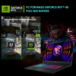 MSI Katana 17 B13VFK-1413FR Dragon Station - PC Portable Gaming 17,3' Full HD 144Hz - Nvidia RTX4060 8GB - Intel Core i7 13620H 