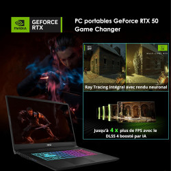 MSI Katana 17 HX B14WGK-084FR Dragon Station : Intel Core i7 14650HX - 32GB DDR5 - SSD 1TB NVMe PCIe - Nvidia RTX5070 8GB GDDR7 