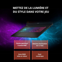 MSI Katana 17 HX B14WGK-084FR Dragon Station : Intel Core i7 14650HX - 32GB DDR5 - SSD 1TB NVMe PCIe - Nvidia RTX5070 8GB GDDR7 