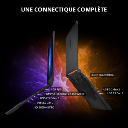 MSI Katana 17 HX B14WGK-084FR Dragon Station : Intel Core i7 14650HX - 32GB DDR5 - SSD 1TB NVMe PCIe - Nvidia RTX5070 8GB GDDR7 