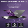 Energizer EnergyBook Pro 18,5" PC Portable - Grand Écran FHD IPS, AMD Ryzen 5, 16Go RAM, 512Go SSD, Windows 11 - Clavier AZERTY 