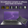 Energizer EnergyBook Pro 18,5" PC Portable - Grand Écran FHD IPS, AMD Ryzen 5, 16Go RAM, 512Go SSD, Windows 11 - Clavier AZERTY 