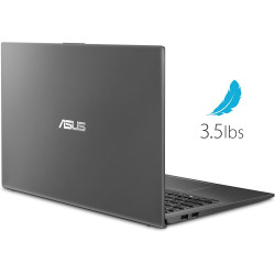 ASUS VivoBook 15 PC portable fin et léger 15,6" FHD, processeur Intel i3-1005G1, 8 Go de RAM, 128 Go de SSD, rétroéclairé KB, em