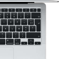 Apple MacBook Air 2020, M1 Chip Avec 8CPU & 8GPU (13-pouce, 8GO de RAM, 512GO de mémoire SSD) (AZERTY Français) Argent (Recondit