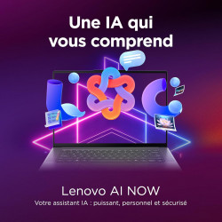 Lenovo Yoga Slim 7 14ILL10 - Ordinateur Portable 14'' OLED WUXGA Copilot+ (Intel Ultra 5 226V, RAM 16Go, SSD 512Go, Intel Arc Gr