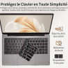 Ordinateur Portable 14 Pouces, 8 Go DDR4, IPS 1920 x 1080, Celeron N4120, avec Protection De Clavier AZERTY en Français，(Gris, 8