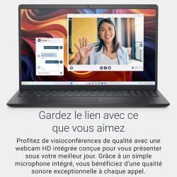 Dell 15 laptop dc15255 – 15.6" fhd 120hz, amd ryzen 7 7730u, 16gb ram, 1tb ssd, amd radeon graphics, hd webcam, windows 11 home,
