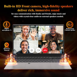 Dreamfyre 15,6" ordinateur portable 16go ddr4 512go ssd, pc portátil ryzen 7 4800h cpu, portable laptop computer avec écran fhd 