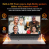 Dreamfyre 15,6" ordinateur portable 16go ddr4 512go ssd, pc portátil ryzen 7 4800h cpu, portable laptop computer avec écran fhd 