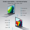 Dreamfyre ordinateur portable 15,6" fhd ips, amd ryzen 5 3500u, 16go ram, 512go ssd, rj45, wifi 2.4/5ghz, bleutooth, pc portable