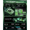 2026 Ordinateur Portable 15.6 Pouces, PC Portable Gamer ave Ryzen 7 5700U (jusqu'à 4.3GHz) 8C/16T, 16GB RAM DDR4*2 + 512GB SSD M