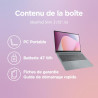 Lenovo IdeaPad Slim 3 15AMN8 - Ordinateur Portable 15.6'' FHD (AMD Ryzen 5 7520U, RAM 8Go, SSD 512Go, AMD Radeon 610M Graphics, 