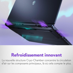 Alienware 16x Aurora PC Portable Gaming AC16251-16" WQXGA 240Hz G-Sync, Intel Core Ultra 9 275HX Series 2, NVIDIA GeForce RTX 50