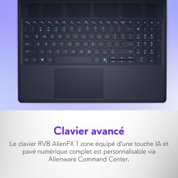 Alienware 16x Aurora PC Portable Gaming AC16251-16" WQXGA 240Hz G-Sync, Intel Core Ultra 9 275HX Series 2, NVIDIA GeForce RTX 50