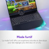 Alienware 16 Aurora PC Portable Gaming AC16250 16" WQXGA écran 120Hz 100% sRGB, Intel Core 7 240H Series 2, NVIDIA GeForce RTX 5