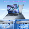 Ordinateur portable 15.6" full hd ips, core i5-7y54 jusqu'à 3.2 ghz, 16 go ram ssd 512 go, win 11 + office 365, pc portable clav