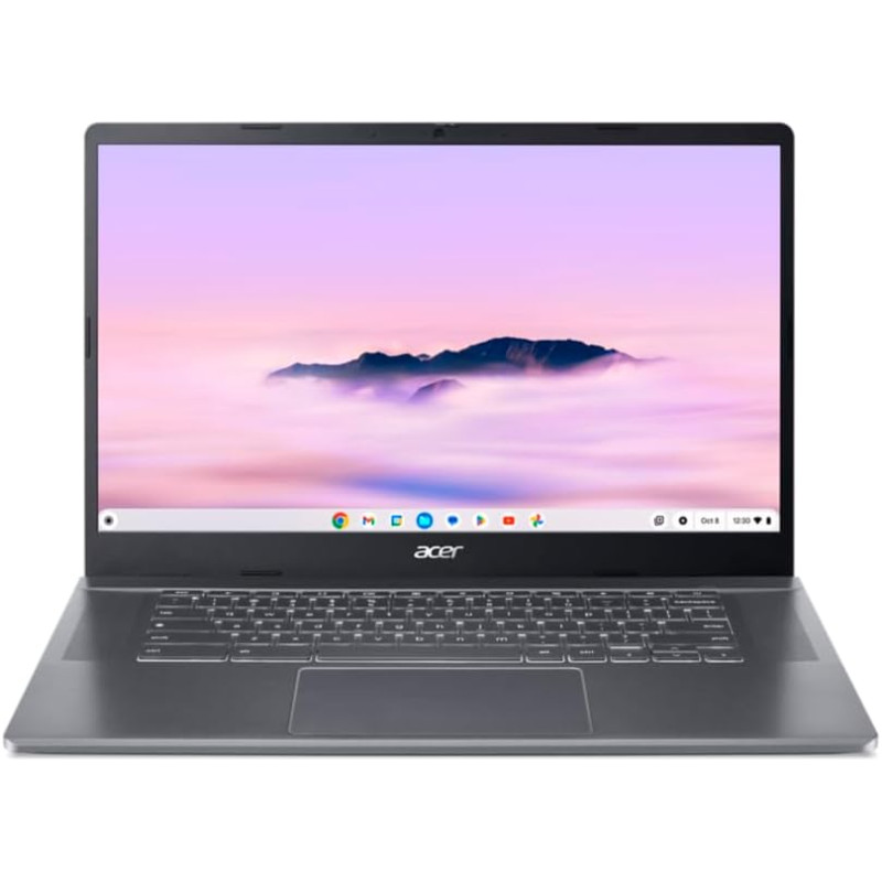 ACER Chromebook PLUS 515 CB515-2H-30U9, Ordinateur Portable 15,6'' Full HD IPS, PC Portable (Intel Core i3-1215U, RAM 8Go, 128Go
