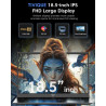 2026 Ordinateur Portable 18,5" FHD, PC Portables 13e Processeur 4-cœurs N150 (jusqu'à 3,60 GHz) 16 Go RAM, 512 Go SSD M.2, 1080 