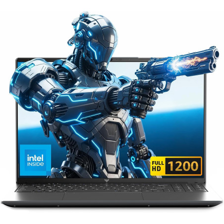 2026 – Ordinateur Portable 15,6 Pouces FHD – Processeur Quad-Core N97 (12e génération, jusqu'à 3,6 GHz) – 16 Go de RAM DDR4, SSD