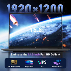 2026 – Ordinateur Portable 15,6 Pouces FHD – Processeur Quad-Core N97 (12e génération, jusqu'à 3,6 GHz) – 16 Go de RAM DDR4, SSD